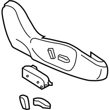 Infiniti 87330-JL00C FINISHER Seat