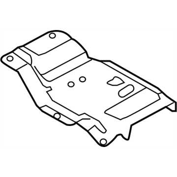 Infiniti 74361-9NB0A Bracket Assembly-Body Mounting 2ND LH