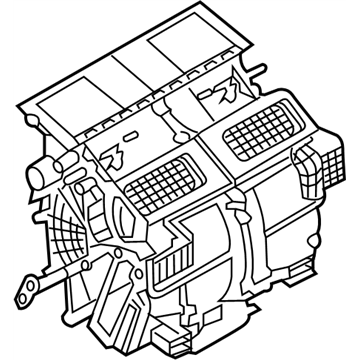 Infiniti 27122-4GF0A Case-Center,Front Heater