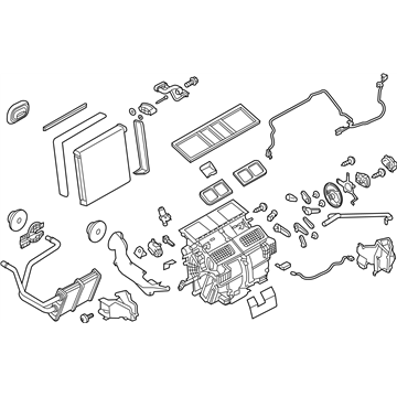 Infiniti 27110-4GF0D Heating Unit-Front