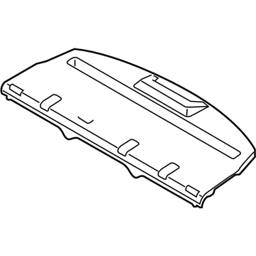 Infiniti 79910-1MA0B FINISHER - Rear Parcel Shelf