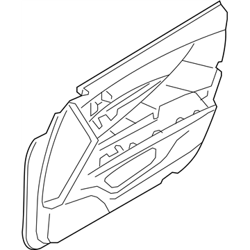 Infiniti 80900-1MB5C Finisher Assy-Front Door,RH