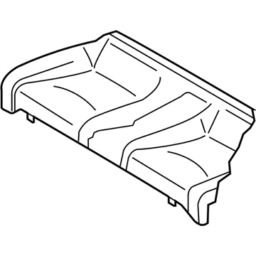 Infiniti 88320-1NG2E Trim Assy-Cushion,Rear Seat
