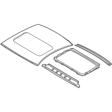 Infiniti G3100-JL0BB Panel-Roof