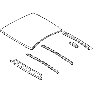 Infiniti G3100-JL0MB Panel-Roof