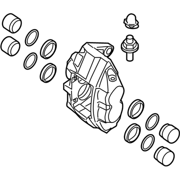 2019 Infiniti Q60 Brake Caliper - 41011-5CA0B