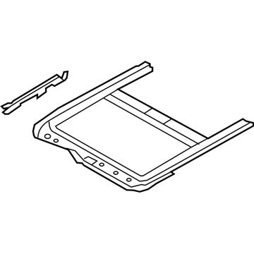 Infiniti 91350-JL02A Rail Assy-Sunroof