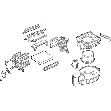 Infiniti 27215-1LA2A Blower Assy-Front