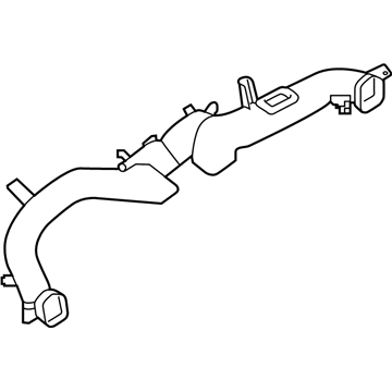 Infiniti 27860-3JV1A Duct-VENTILATOR Center