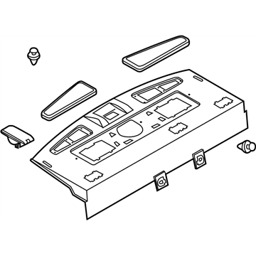 Infiniti 79910-CR900 Finisher-Rear Parcel Shelf