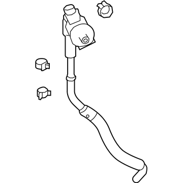 Infiniti 14912-1MG0B Hose Assy-Evaporation Control