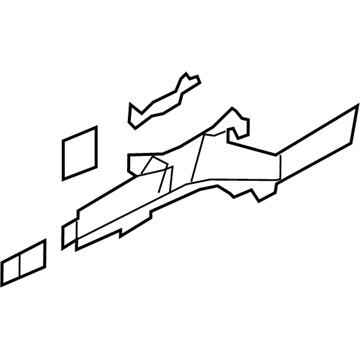 Infiniti 75131-1BA0A Plate-Closing,Front Side Member LH