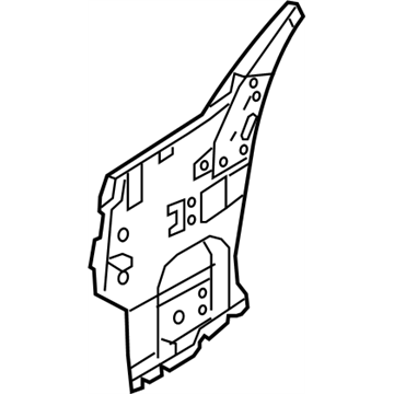 Infiniti 64151-1MA0A HOODLEDGE - Upper, Rear LH