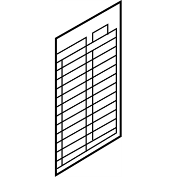 Infiniti 24313-1PP1B Label-Fuse Block