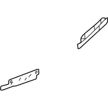 Infiniti 79146-5CA0A Stiffener-Rear Panel,Upper