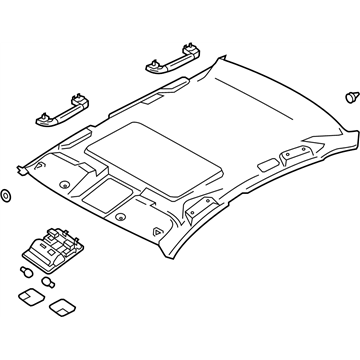 Infiniti 73910-EJ86B Headlining Assy