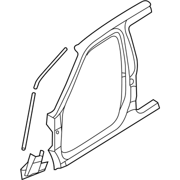 Infiniti 76020-1W634 Body Assy-Side,RH