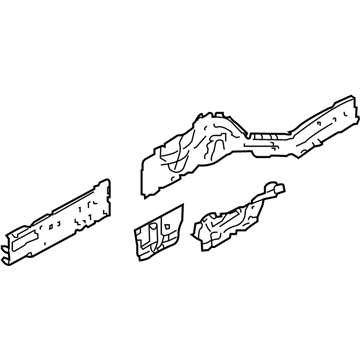 Infiniti 75130-EH100 Plate-Closing,Front Side Member RH