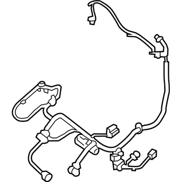 Infiniti 87069-3JC8A Harness-Front Seat LH