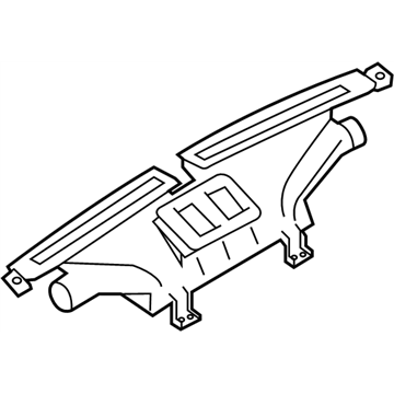 Infiniti 27800-1ME0A Nozzle-DEFROSTER