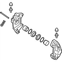 Infiniti 44001-5CA0B CALIPER ASSY-REAR RH,W/O PAD & SHIM