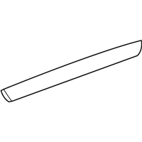Infiniti 90816-3JA0A FINISHER ASSY-BACK DOOR,CENTER UPPER