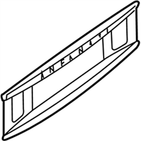 Infiniti 90812-7S610 FINISH BACK DOOR R