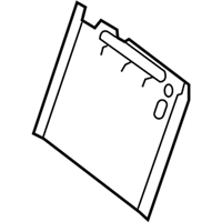 Infiniti 89655-3JA5B BACK PANEL ASSY, CARPET