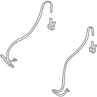 Infiniti 88844-AR202 BELT ASSY-REAR SEAT TONGUE
