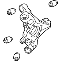 Infiniti 43019-5CA0A HOUSING ASSY-REAR AXLE,LH