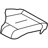 Infiniti 87370-JU02A TRIM ASSY-FRONT SEAT CUSHION