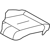 Infiniti 87370-JL37A TRIM ASSY - FRONT SEAT CUSHION