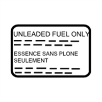 Infiniti 14806-2Y900 LABL DIESL FUEL