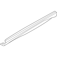 Infiniti 76850-5DA1A COVER ASSY-SILL,RH