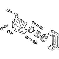 Infiniti 44001-1BN0A CALIPER ASSY-REAR RH,W/O PADS OR SHIMS
