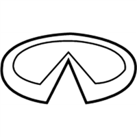 Infiniti 84890-JJ50A EMBLEM-RADIATOR GRILLE