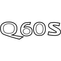 Infiniti 84890-3WK1A EMBLEM-RADIATOR GRILLE