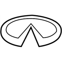 Infiniti 84890-JK600 EMBLEM-RADIATOR GRILLE