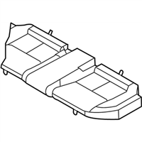 Infiniti 88320-AC710 TRIM ASSY-REAR SEAT CUSHION