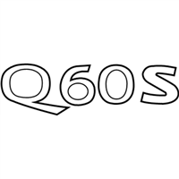Infiniti 84890-3WJ1A EMBLEM-RADIATOR GRILLE