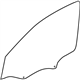 Infiniti 80313-5DA0A Glass-Front Door Window,LH Infiniti 80313-5DA0A Glass-Front Door Window,LH