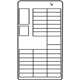 Infiniti 24313-4GA0A Label-Fuse Block