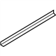 Infiniti 82838-3WU0A Rear Door Partition Seal Right Hand