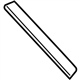 Infiniti 82818-1MA2A Tape-Rear Door SASH Rear, RH