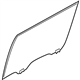 Infiniti 82300-1LA1A Glass Rear Window RH