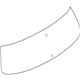 Infiniti K0300-1LA0A Glass Back Door Window