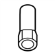 Infiniti 57233-3JA0A Adapter-Spare Tire Clamp