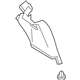 Infiniti 76936-1LA0A GARMOSJ-Back Pillar,RH