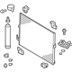 Infiniti 92100-1MG0B Condenser & Liquid Tank Assembly