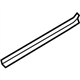 Infiniti 82838-4GA0A Rear Door Partition Seal Right Hand